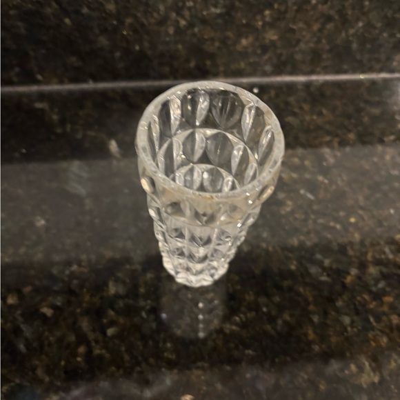 5” Cut Glass Flower Bud Vase - Picture 4 of 8